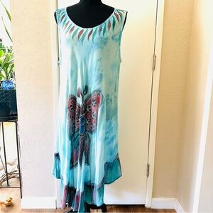 Sakkas Dress, OS, Blue with Butterfly 🦋